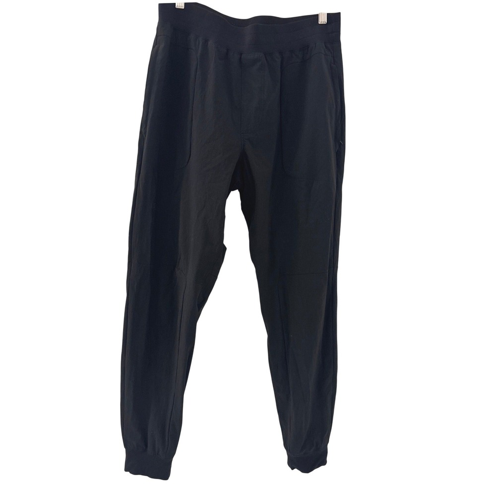 Alo Mens Black Conquer Performance Joggers Activewear Pants Size M Athleisure